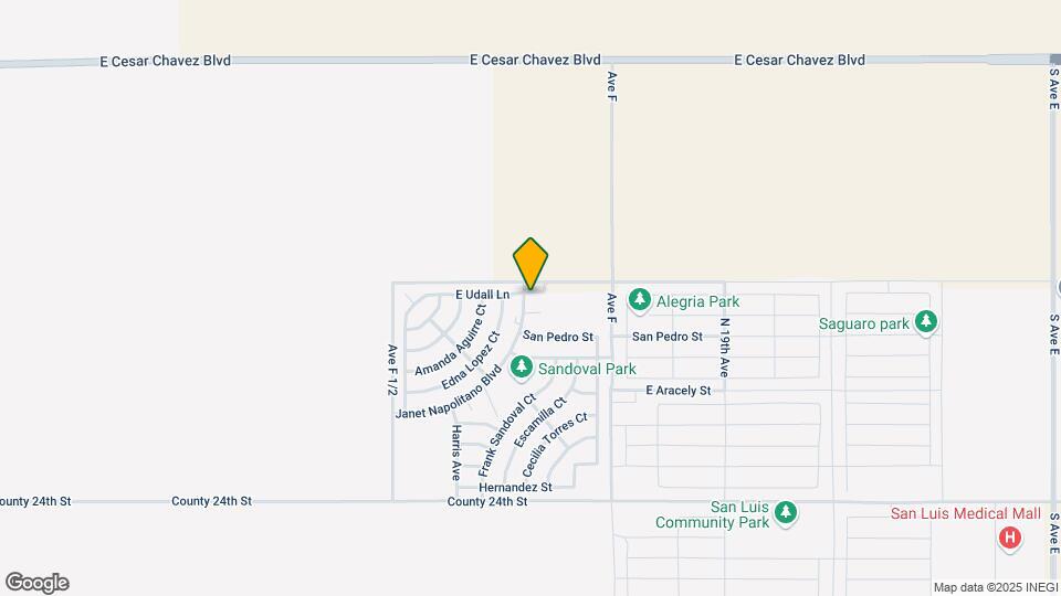 3529 E Udall Ln Map and Location Details