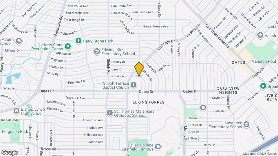 3022 Larry Dr Map and Location Details