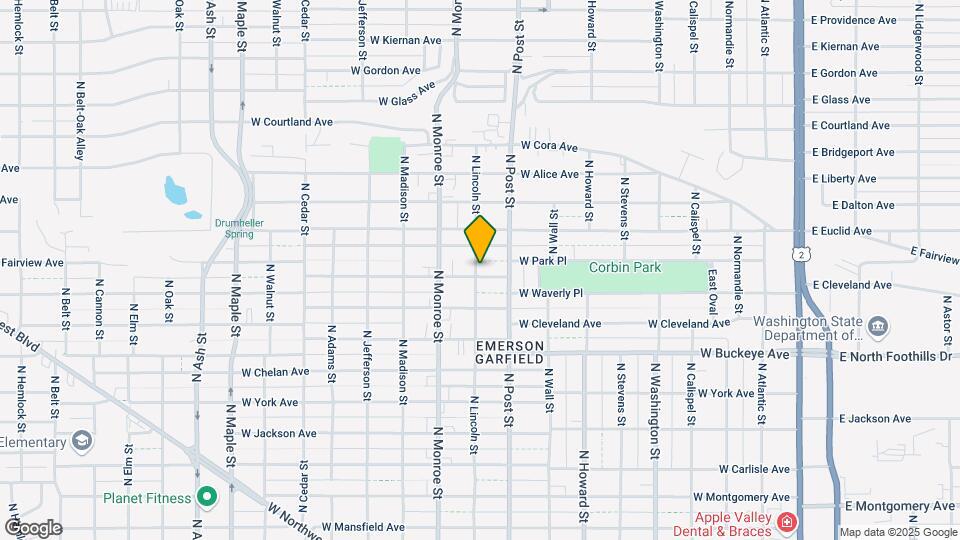 3004 N Lincoln St Map and Location Details