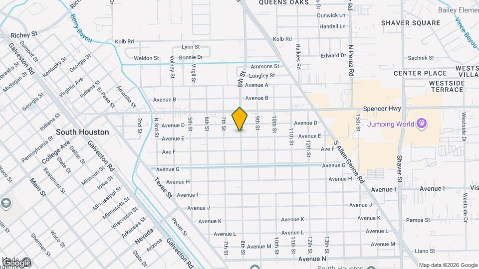 412 S 8th St Map and Location Details