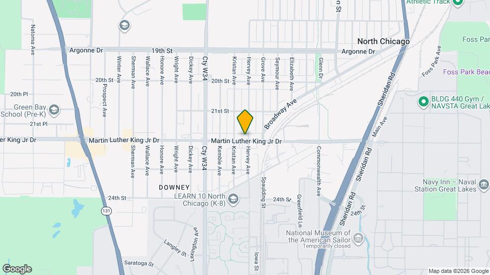 1700 Martin Luther King Jr Dr Map and Location Details