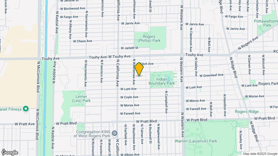 2640 W Greenleaf Ave, Unit 2640 WW. Greenleaf apt 3 Map and Location Details