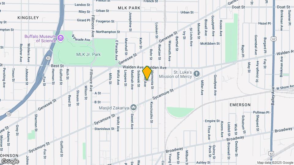291 Rother Ave Mapa y Detalles de la Ubicación