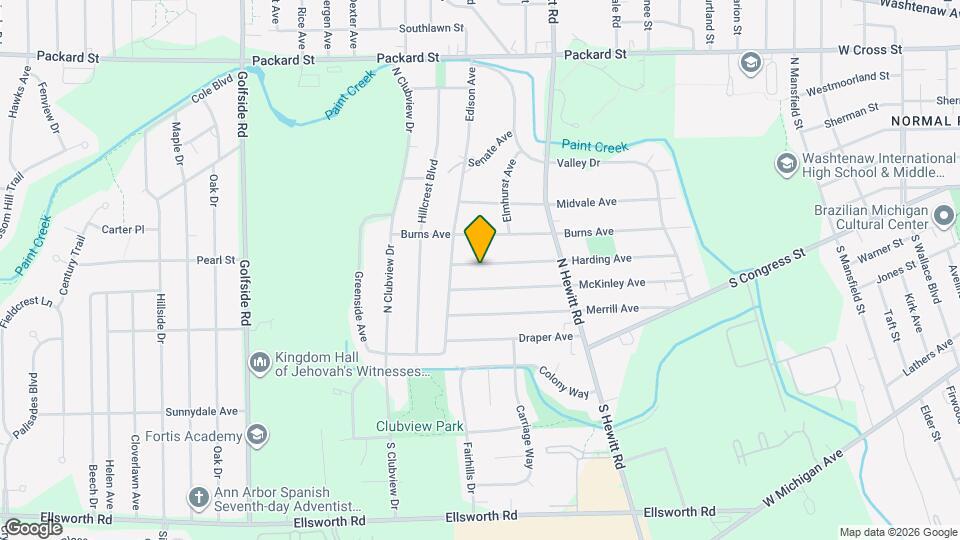 2417 Harding Ave Map and Location Details