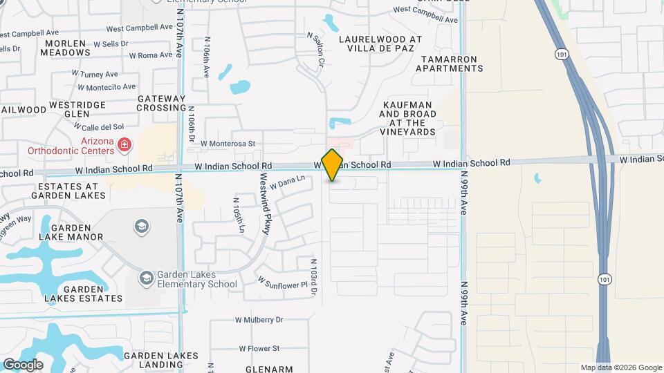 10278 W Amelia Ave Mapa y Detalles de la Ubicación