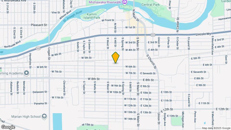 330 W 6th St Map and Location Details