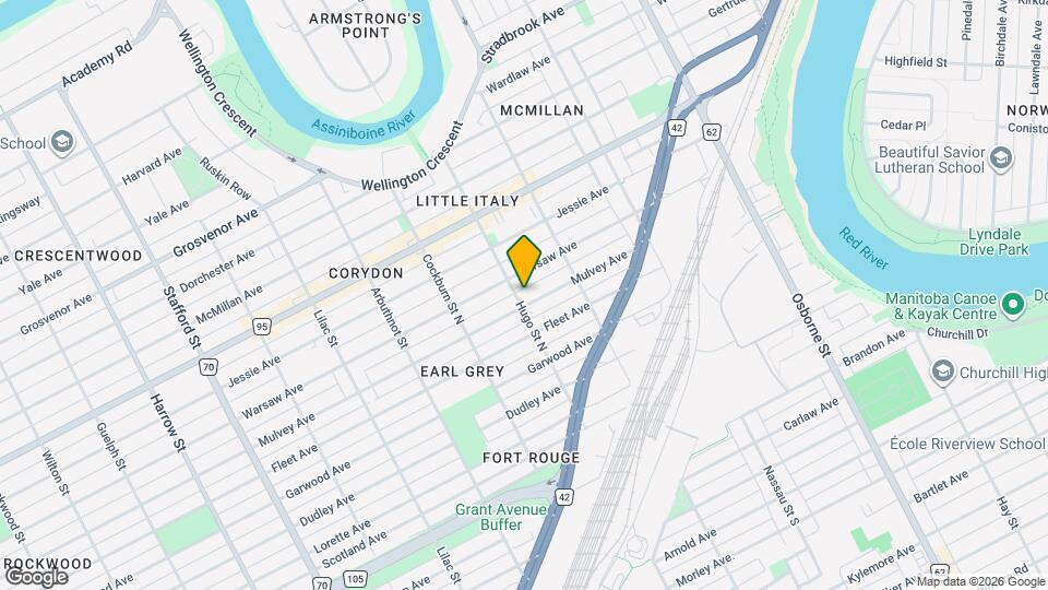 635 Mulvey Av Map and Location Details