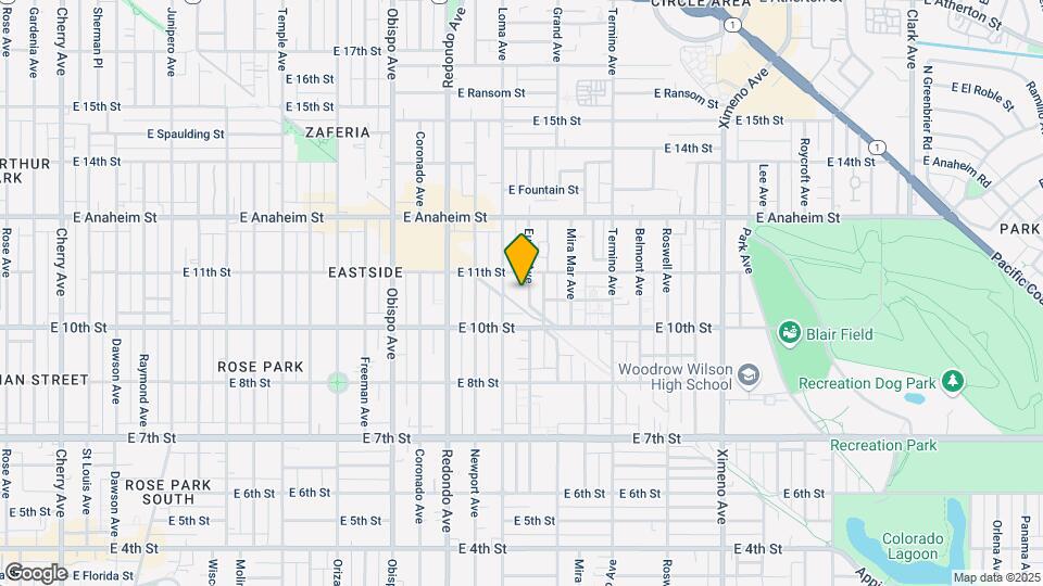 1057 Euclid Ave Mapa y Detalles de la Ubicación