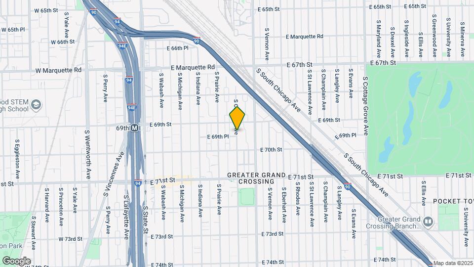 5921 S Calumet Ave Map and Location Details