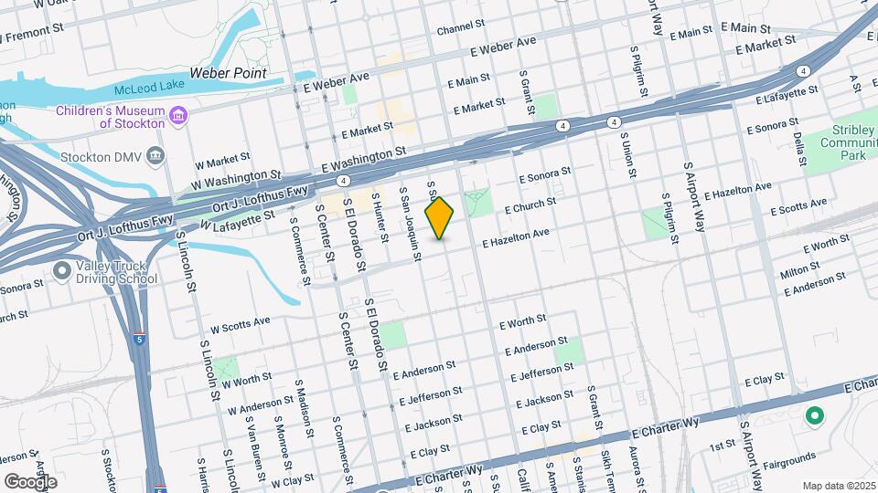 541 S Sutter St Map and Location Details