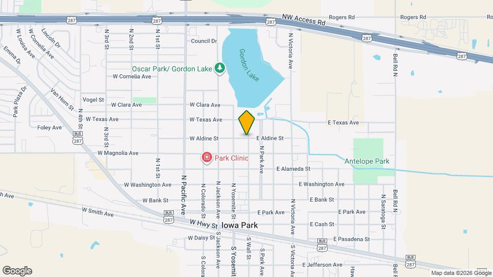 105 W Aldine St Map and Location Details