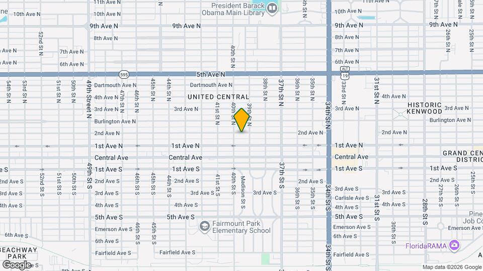 3938 2nd Ave N Map and Location Details