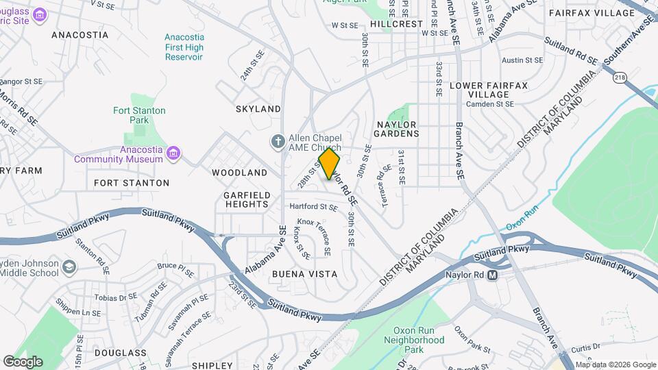 2828 Buena Vista Ter SE Map and Location Details