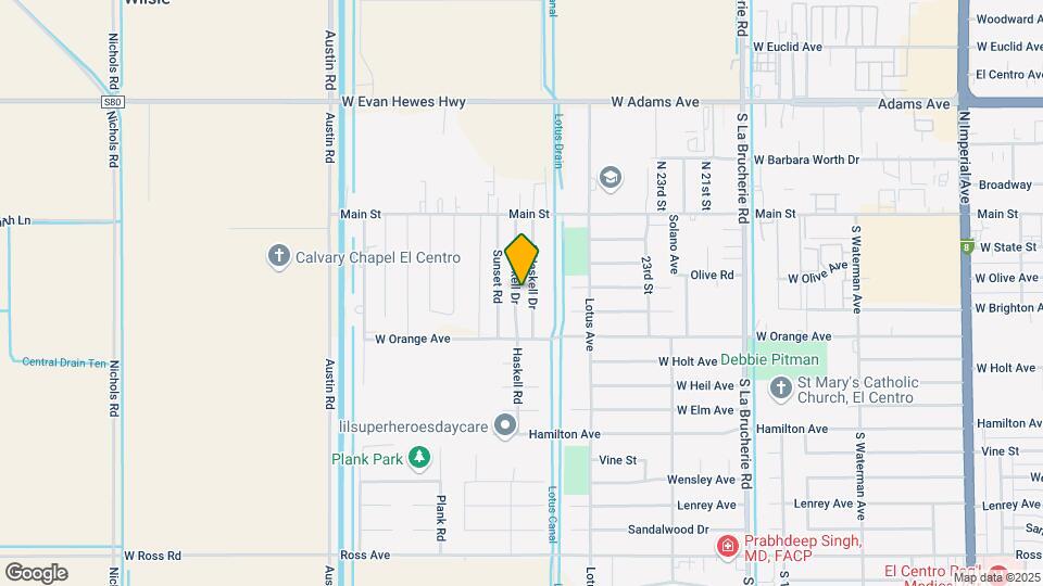 366 S Haskell Dr Mapa y Detalles de la Ubicación