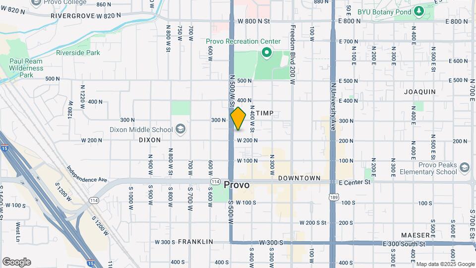 242 N 500 W Map and Location Details