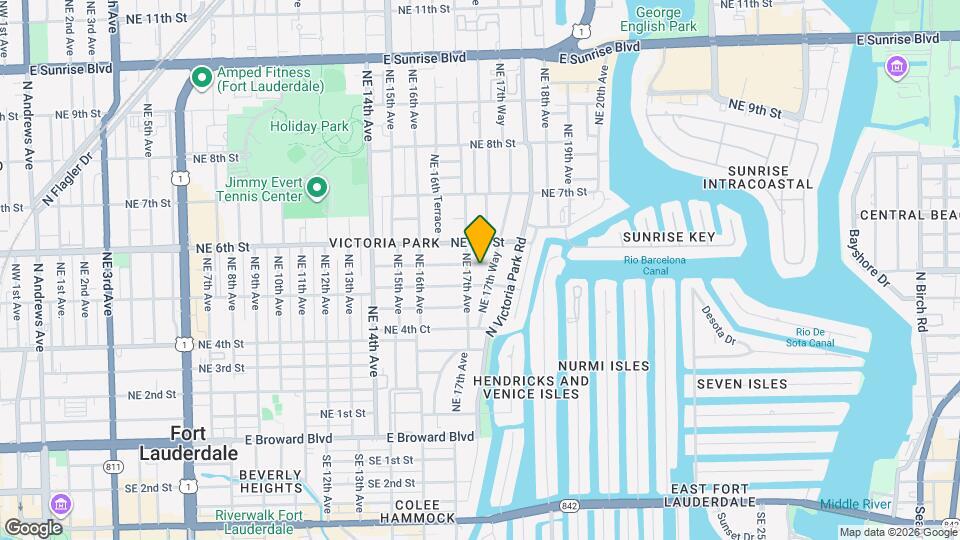 1710 NE 5th Ct Map and Location Details