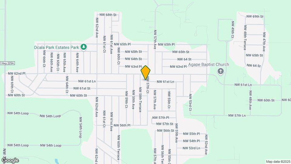 6170 NW 57th Ct Map and Location Details