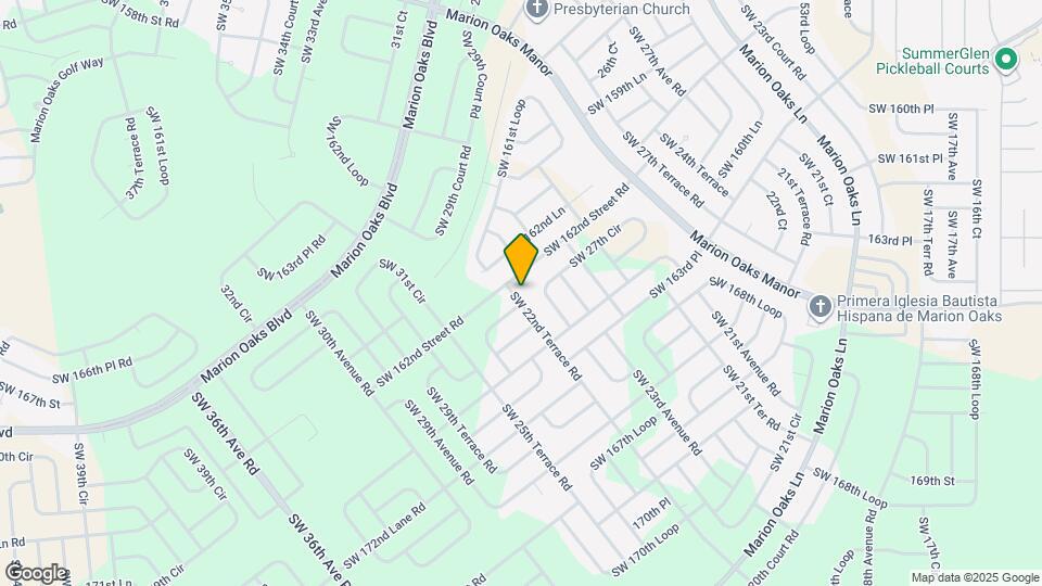 16489 SW 22nd Terrace Rd Map and Location Details