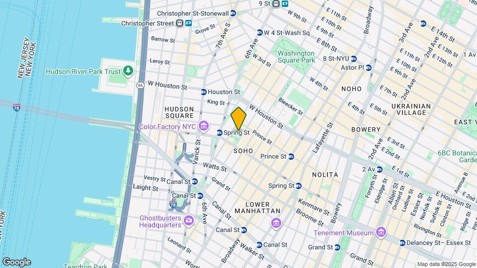 101 Thompson St Map and Location Details