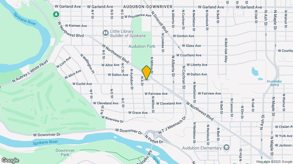 2818 W Euclid Ave Map and Location Details
