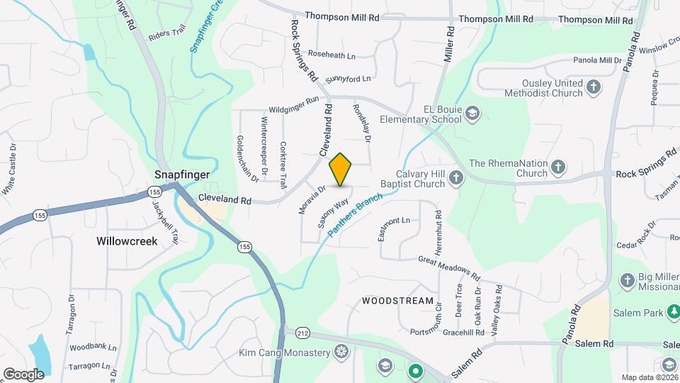 3269 Moravia Dr Mapa y Detalles de la Ubicación