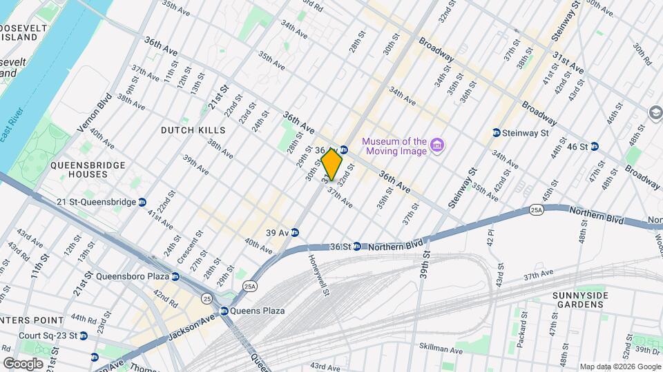 31-09 37th Ave Map and Location Details