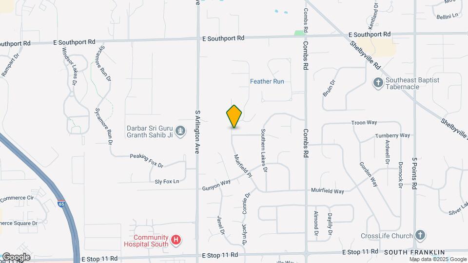 6204 Glenshire Ln Map and Location Details