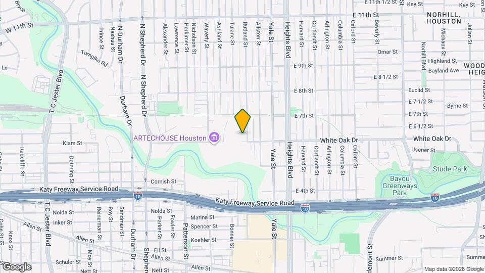 609 Rutland St Map and Location Details