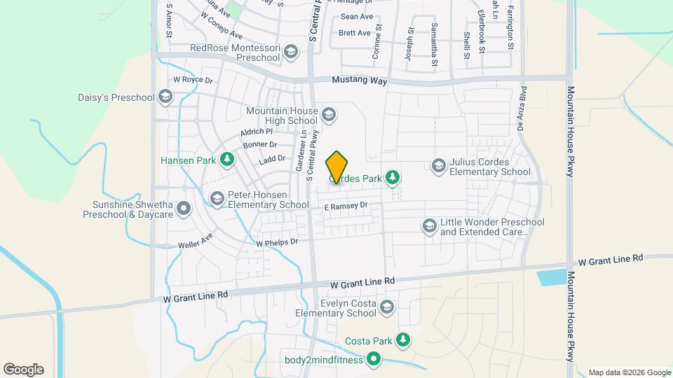 1263 S Palermo Ln Map and Location Details