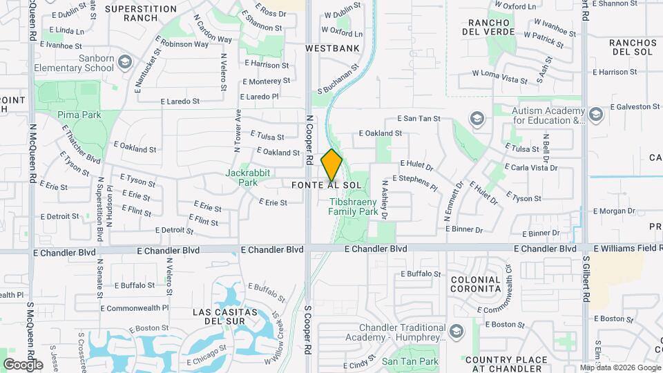 2078 E Flint St Map and Location Details