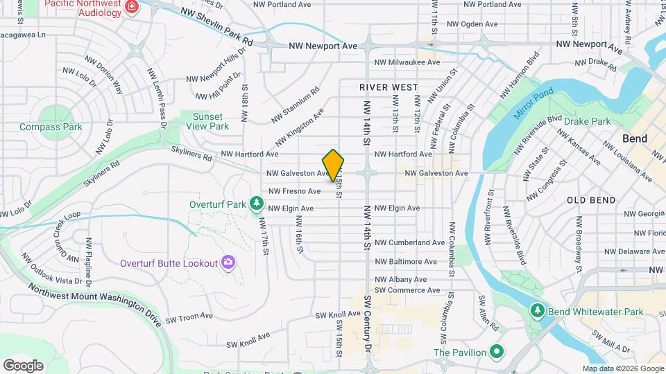 1518 NW Fresno Ave Map and Location Details