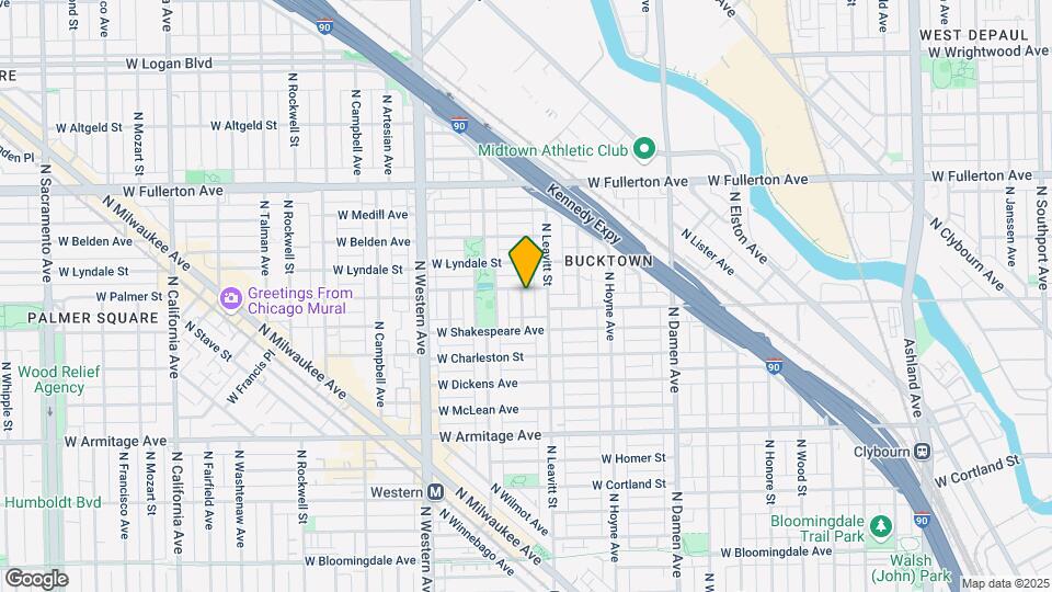 2163 N Bell Mapa y Detalles de la Ubicación