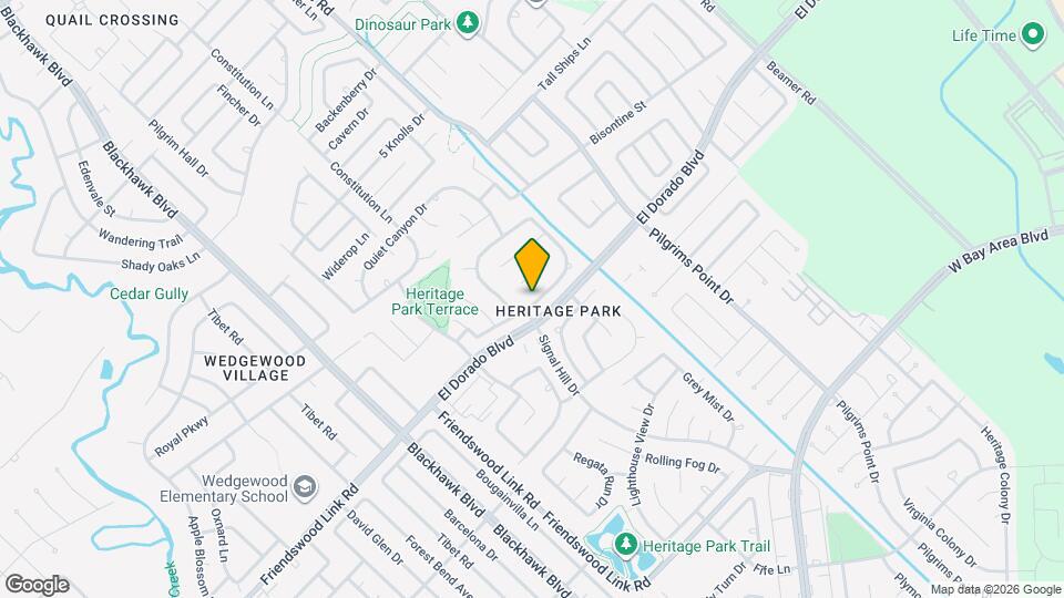 16750 Bending Creek Ln Map and Location Details