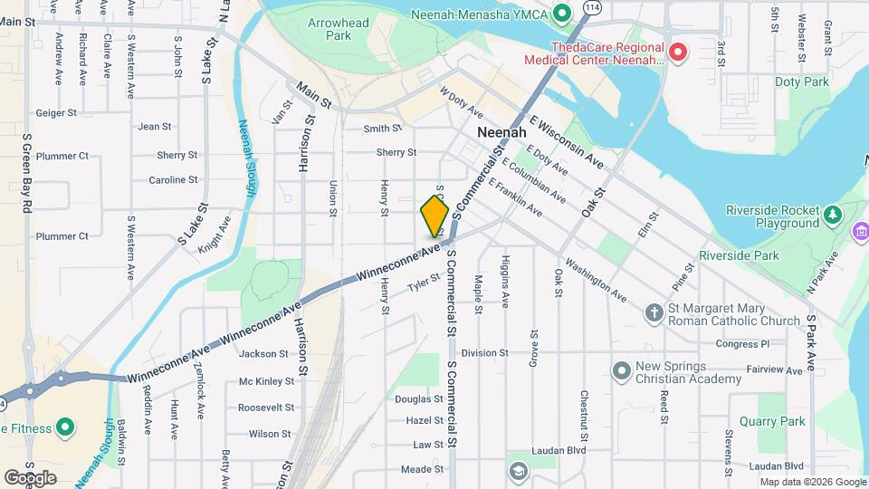 219 Winneconne Ave Map and Location Details