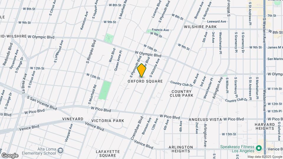 1152 S Windsor Blvd Mapa y Detalles de la Ubicación
