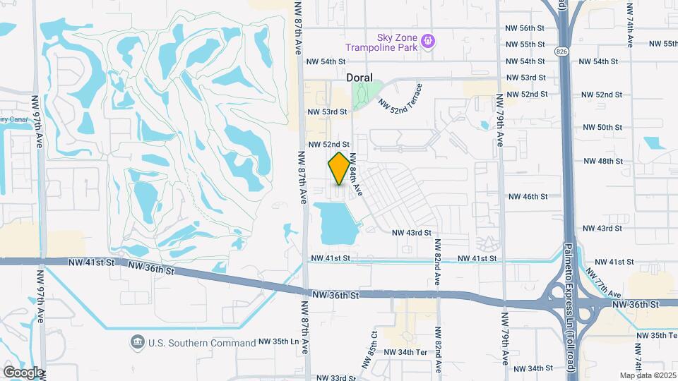 4636 NW 84th Ave Map and Location Details