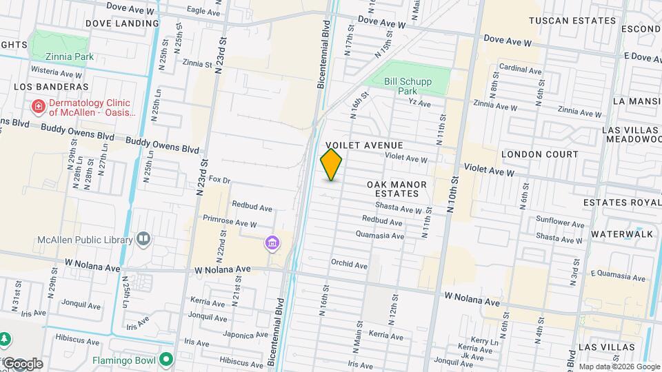 1613 Tulip Ave Map and Location Details