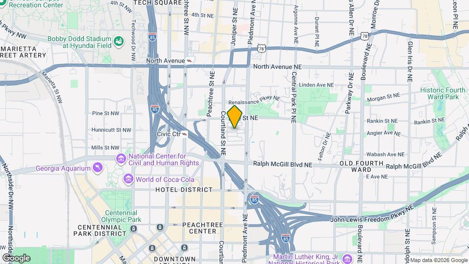 450 Piedmont Map and Location Details