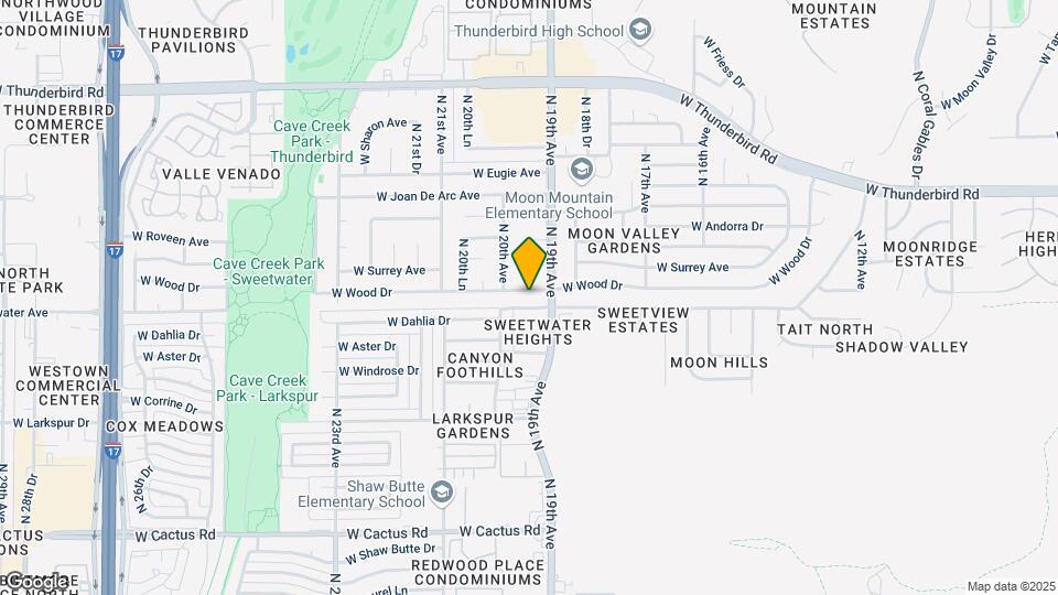 1915 W Wood Dr Map and Location Details