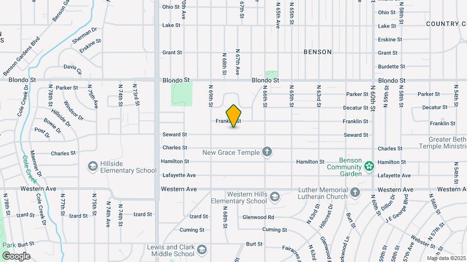 6756 Seward St Mapa y Detalles de la Ubicación