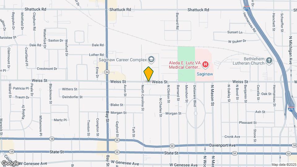 2207 Weiss St Map and Location Details