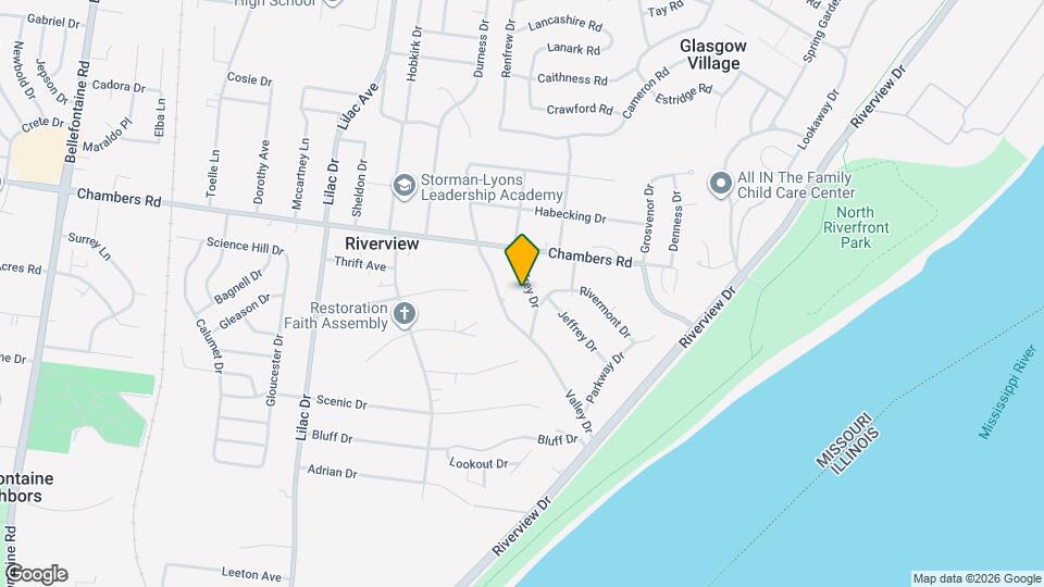 9923 Jeffrey Dr Map and Location Details