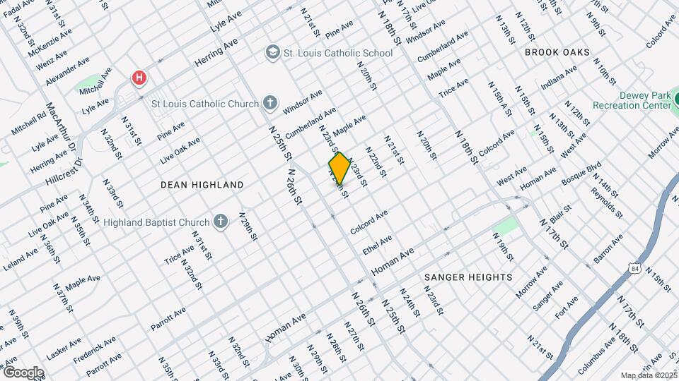 2400 Lasker Ave Map and Location Details