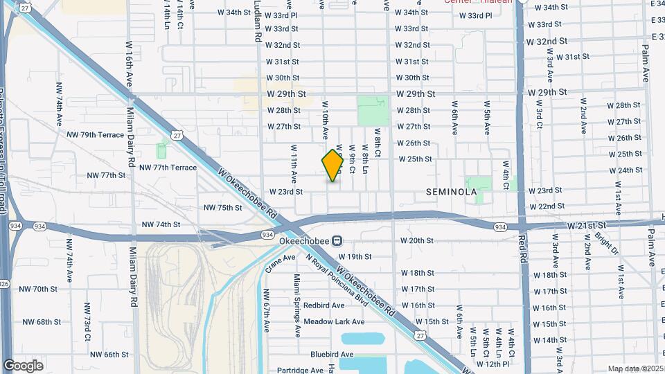 985 W 23rd St Map and Location Details