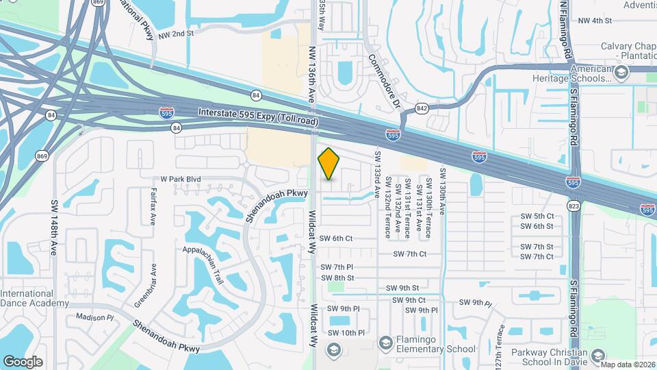 461 SW 135th Ave Map and Location Details