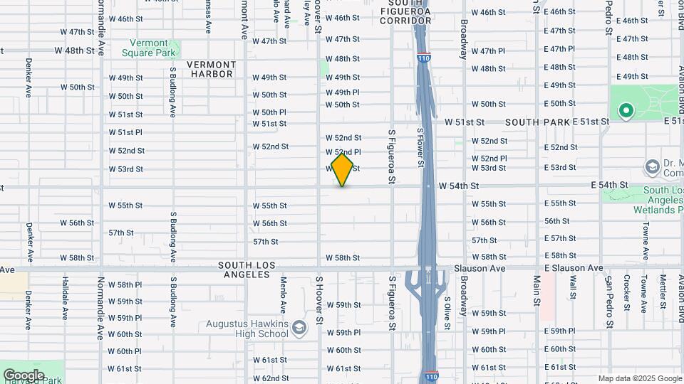 704 W 54th St Map and Location Details
