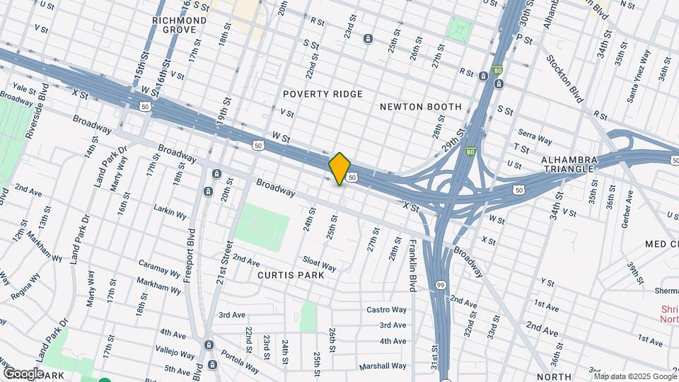 2412 25th St Map and Location Details