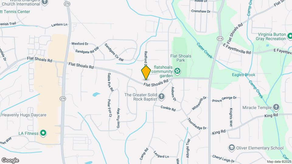 2073 Flat Shoals Rd Map and Location Details