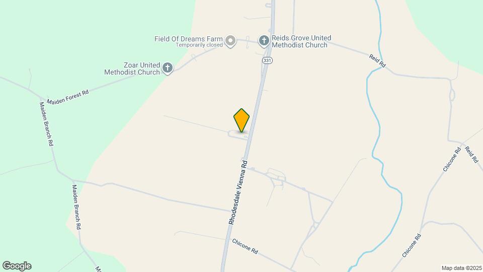 5044 Rhodesdale Vienna Rd Map and Location Details