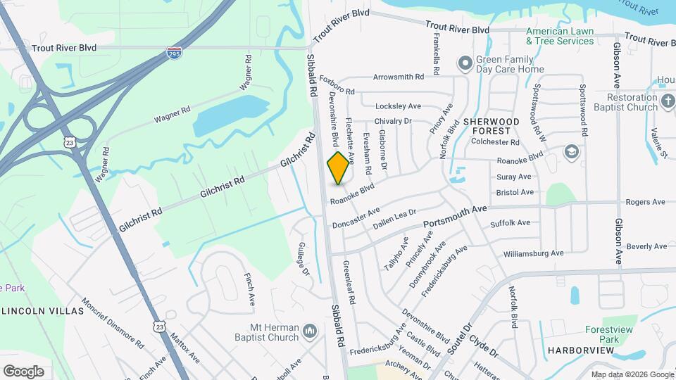 9402 Devonshire Blvd Mapa y Detalles de la Ubicación